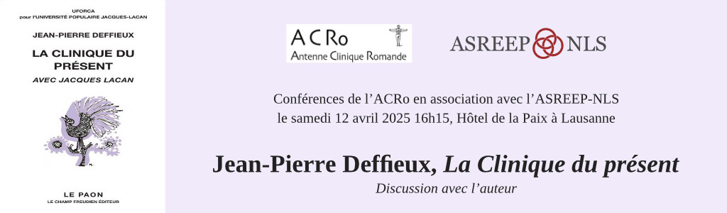 Conférence de Jean-Pierre Deffieux<br>Lausanne, 12 avril 2025