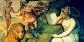 La magicienne Circé empoisonne les compagnons d'Ulysse Alessandro Allori, 1580